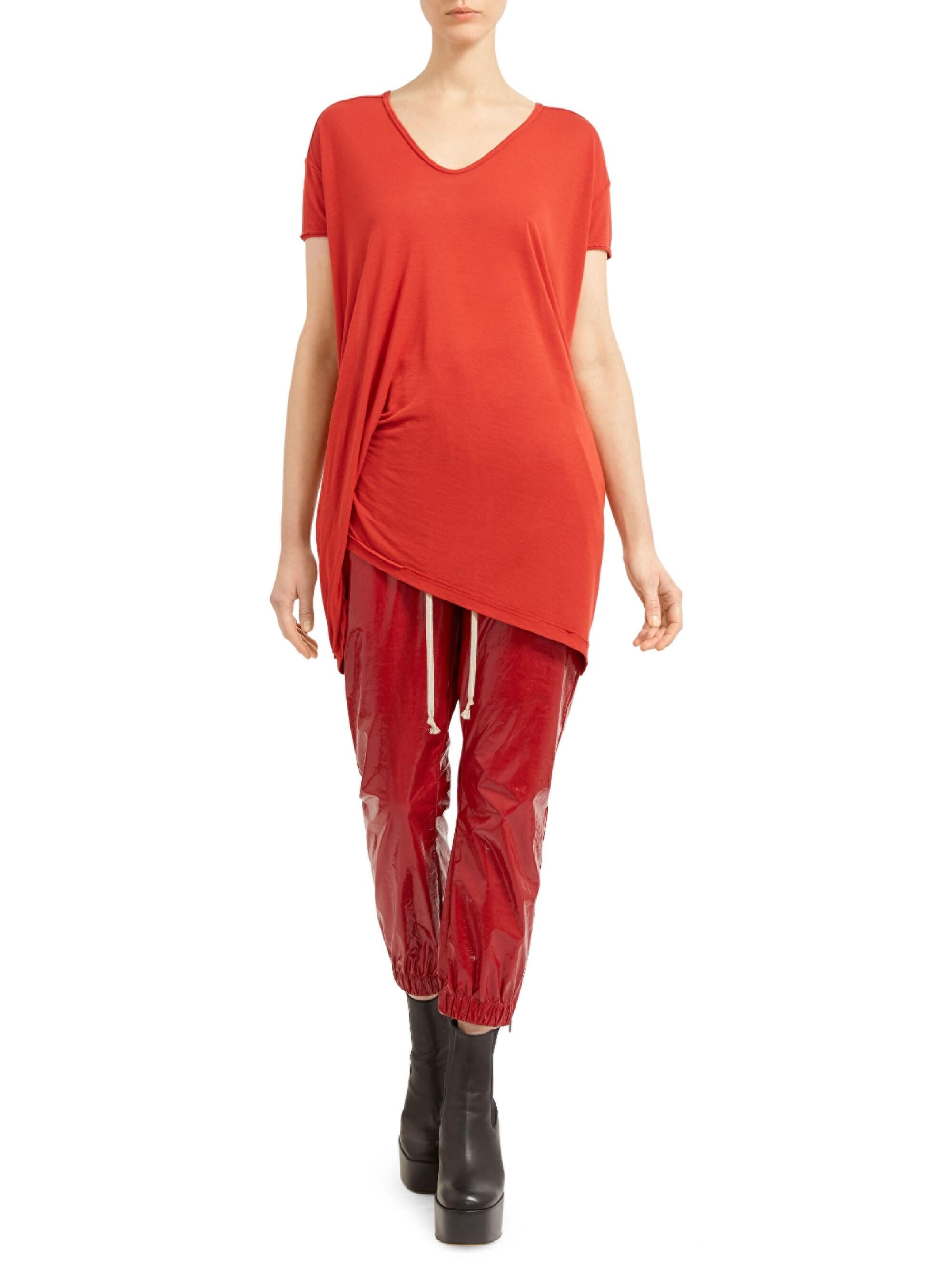 rick owens red pants