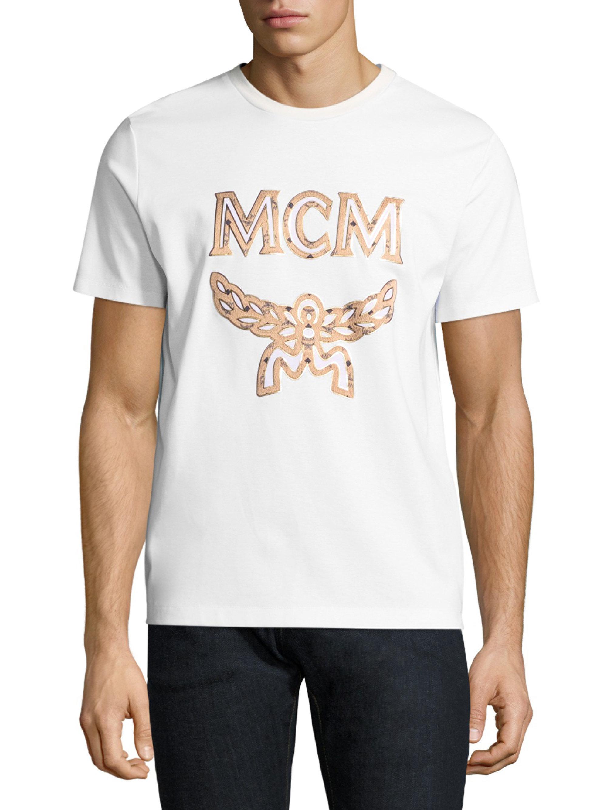Lyst - Mcm Visetos Printed Shirt in White for Men