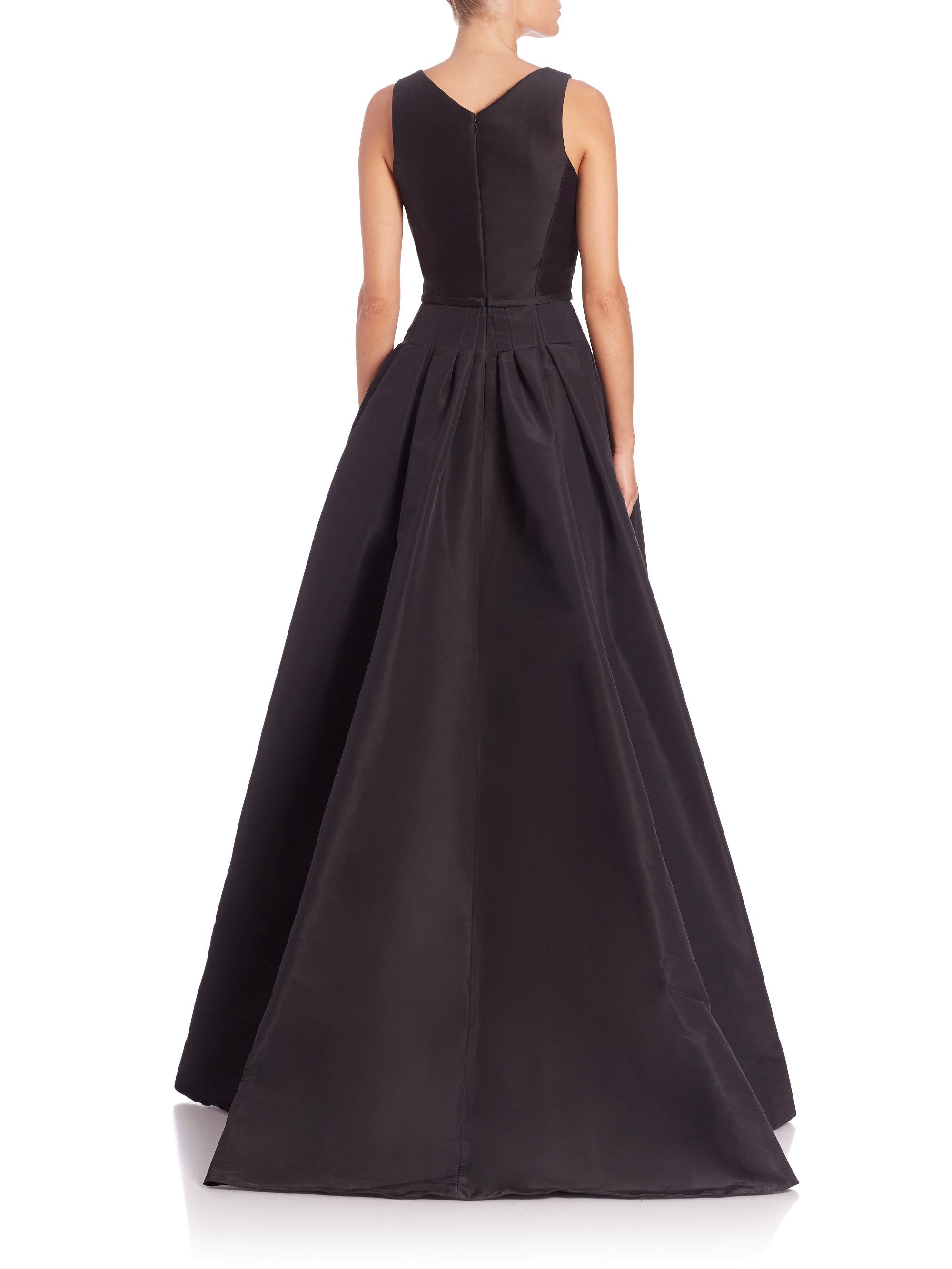 carolina herrera black gown