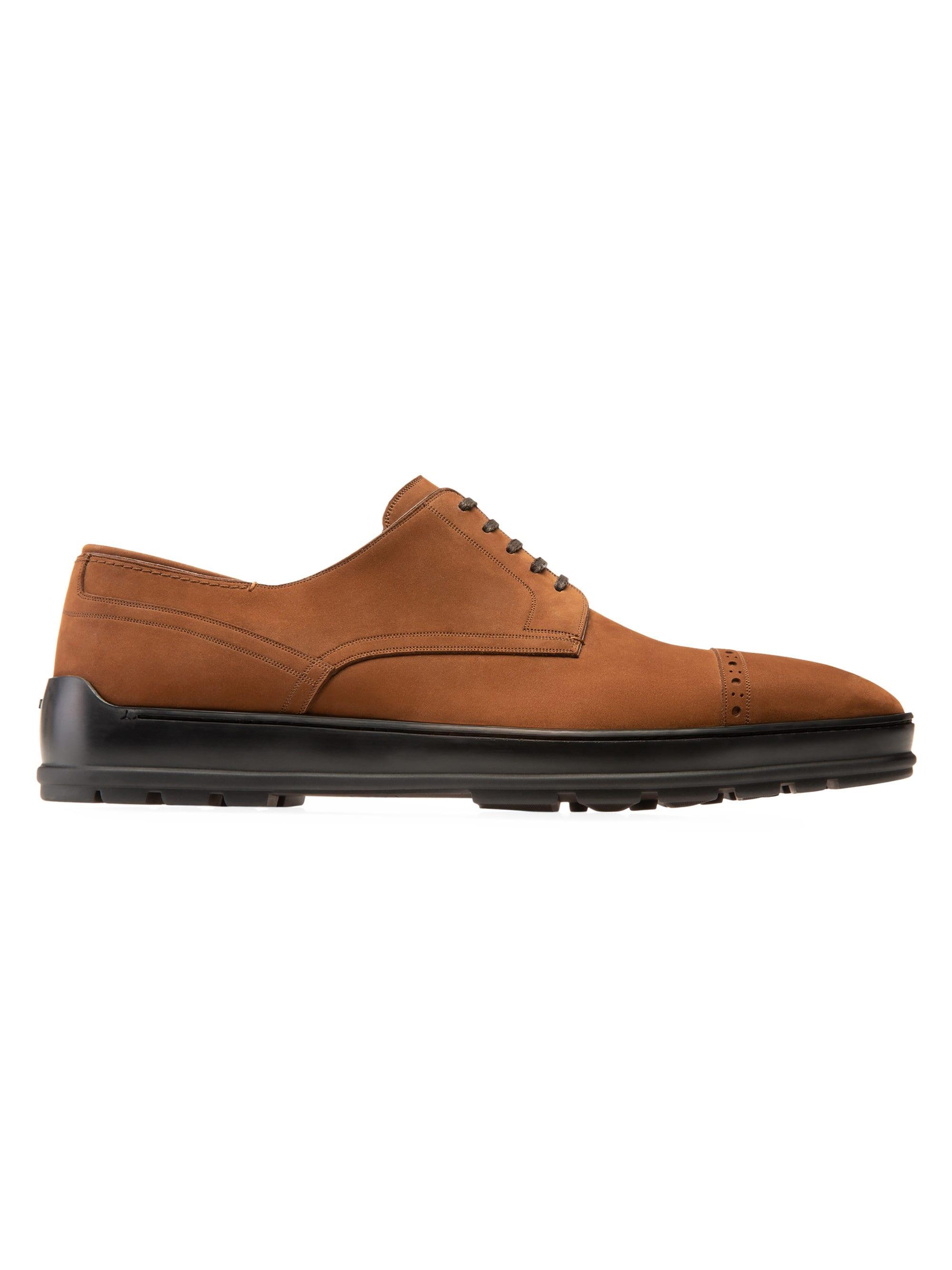 Bally Men�s Renoir Reigan Suede Derby Shoes Nuts in