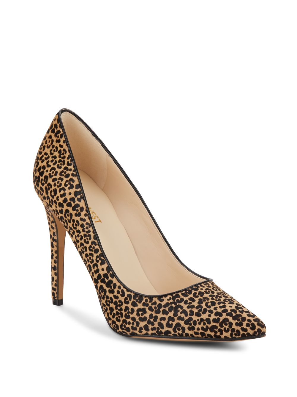 leopard heels nine west
