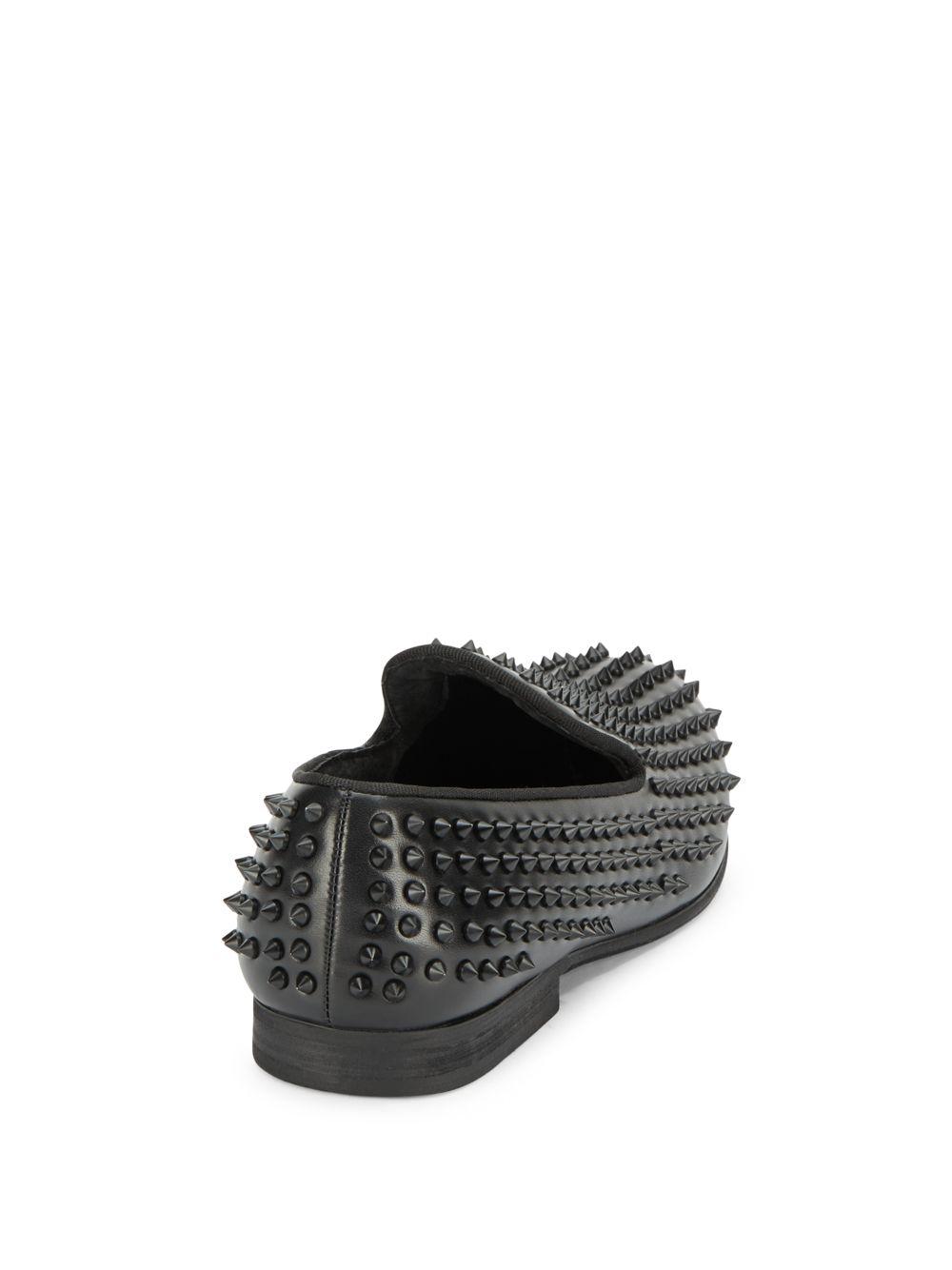 steve madden black slip ons mens