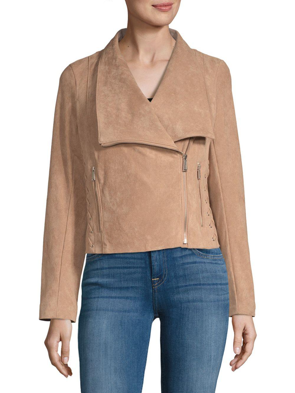 Lyst Bcbgeneration Missy Side Lace Up Jacket In Blue Bcbgeneration Blue Missy Side Lace Up Jacket Lyst View Fullscreen