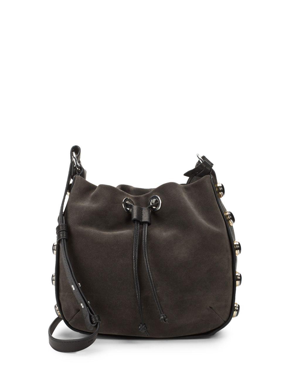 Lyst Vince Camuto Cab Leather Bucket Bag In Black Vince Camuto Women S Black Cab Leather Bucket Bag