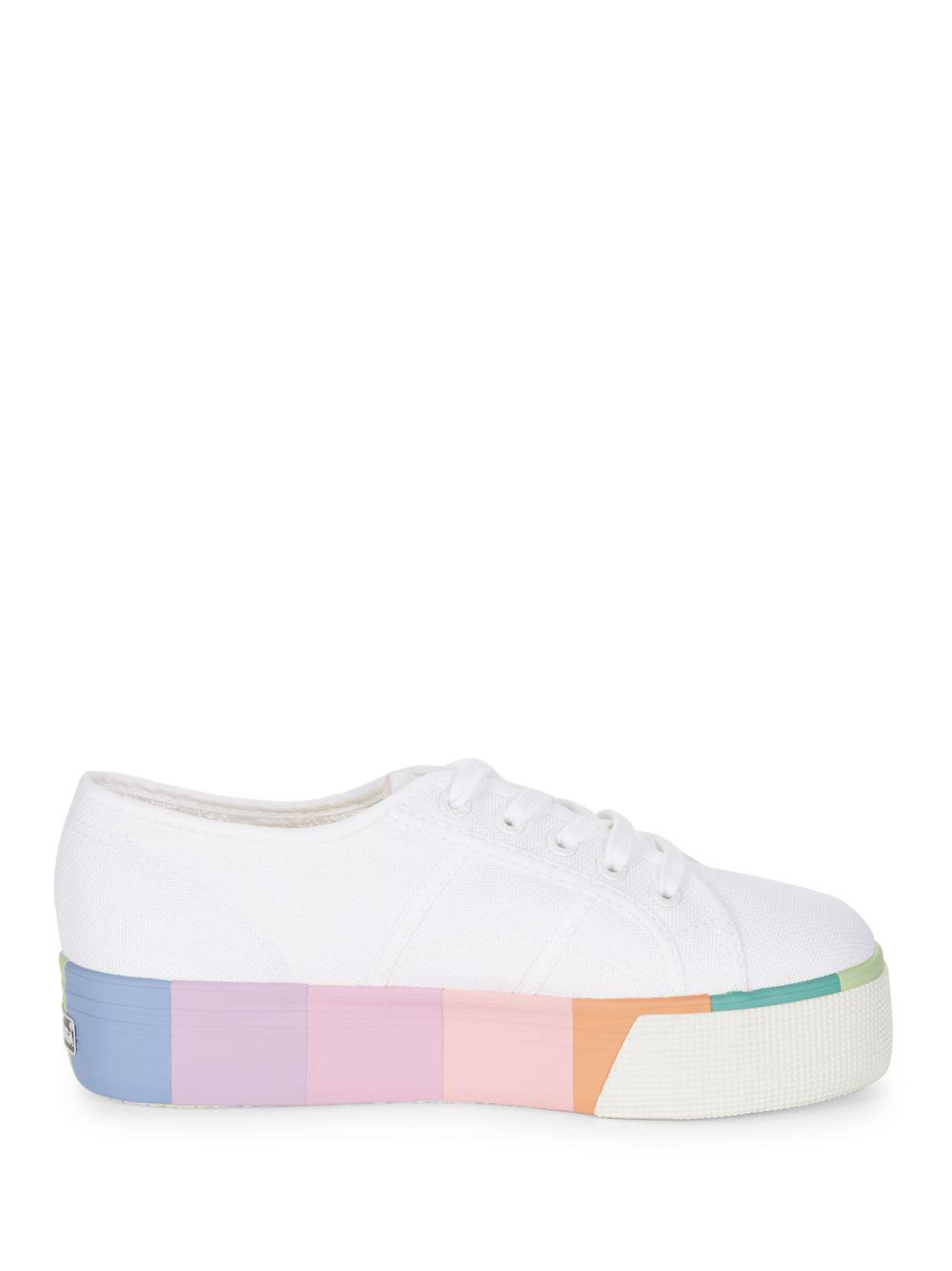 superga striped sneakers