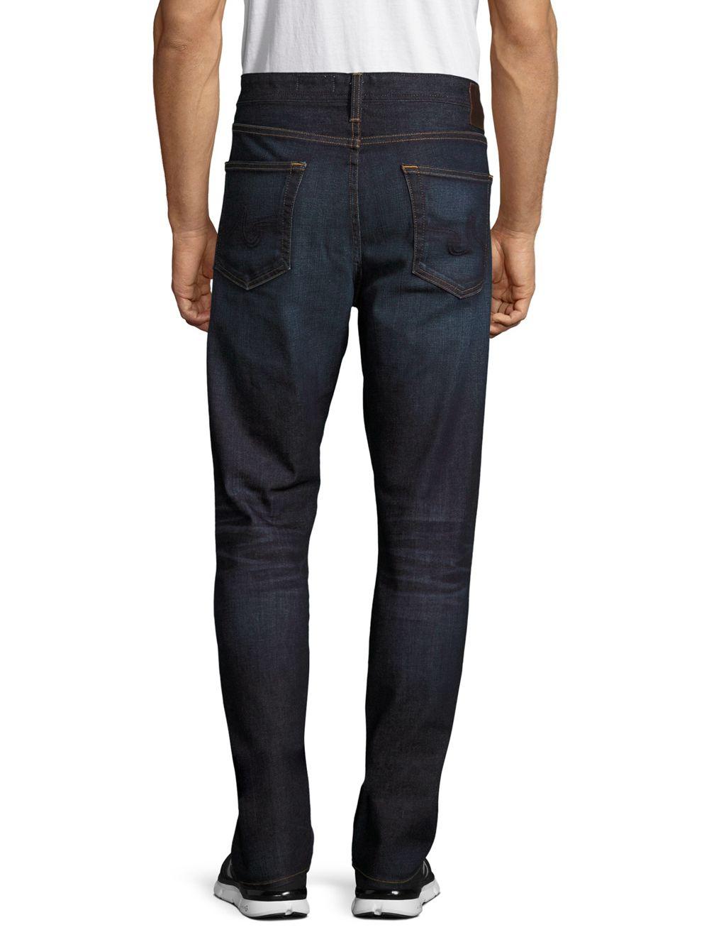 AG Jeans Dark-wash Denim Pants in Blue for Men - Lyst