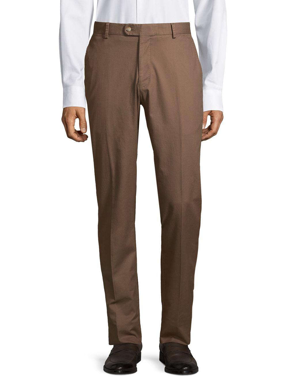Peter Millar Classic Dress Pants in Brown for Men Lyst