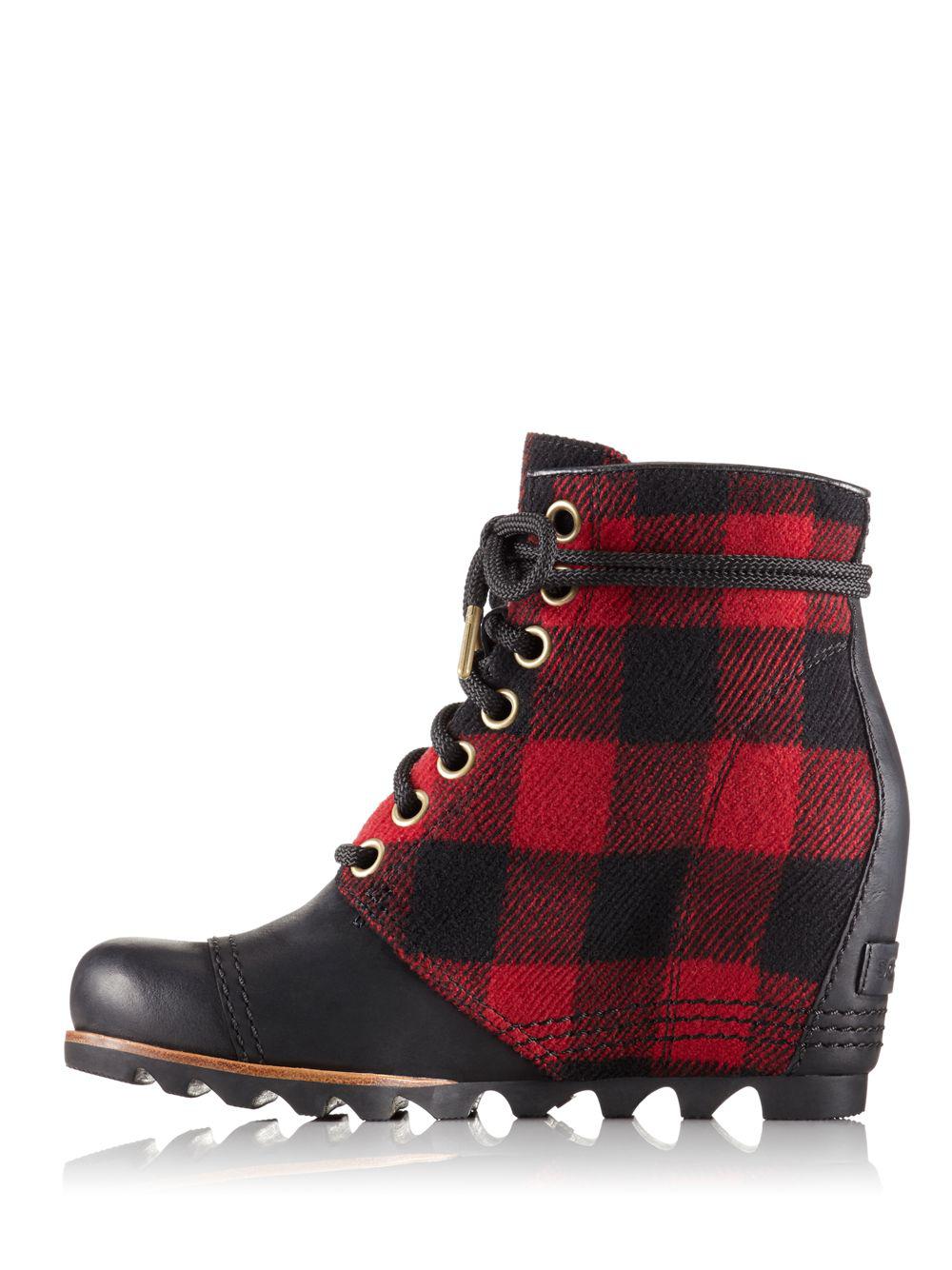 sorel pdx wedge bootie black