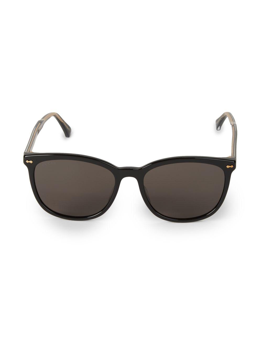 Gucci 58mm Square Sunglasses In Black Lyst