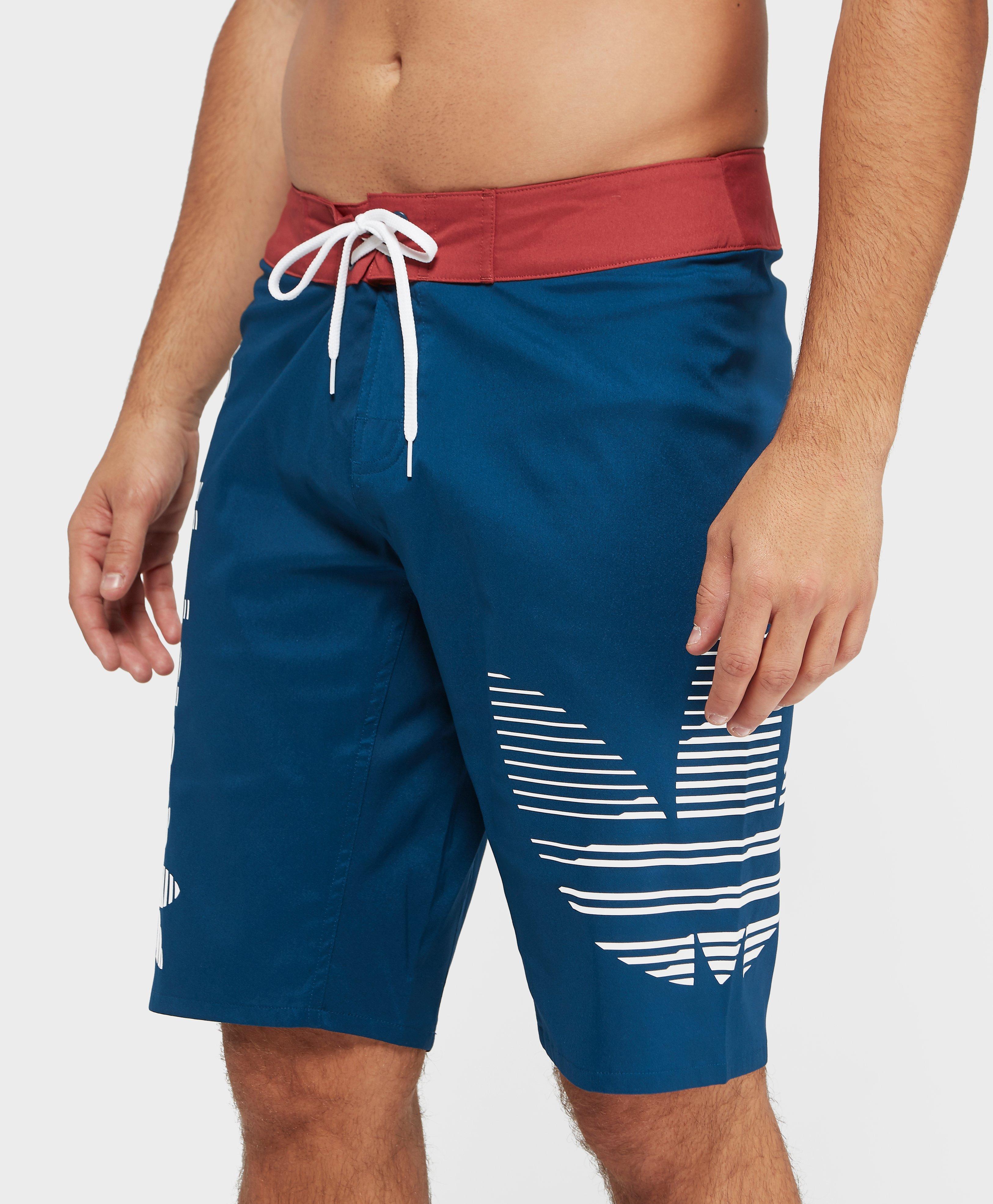 Adidas originals As Board Swim Shorts in Blue for Men | Lyst