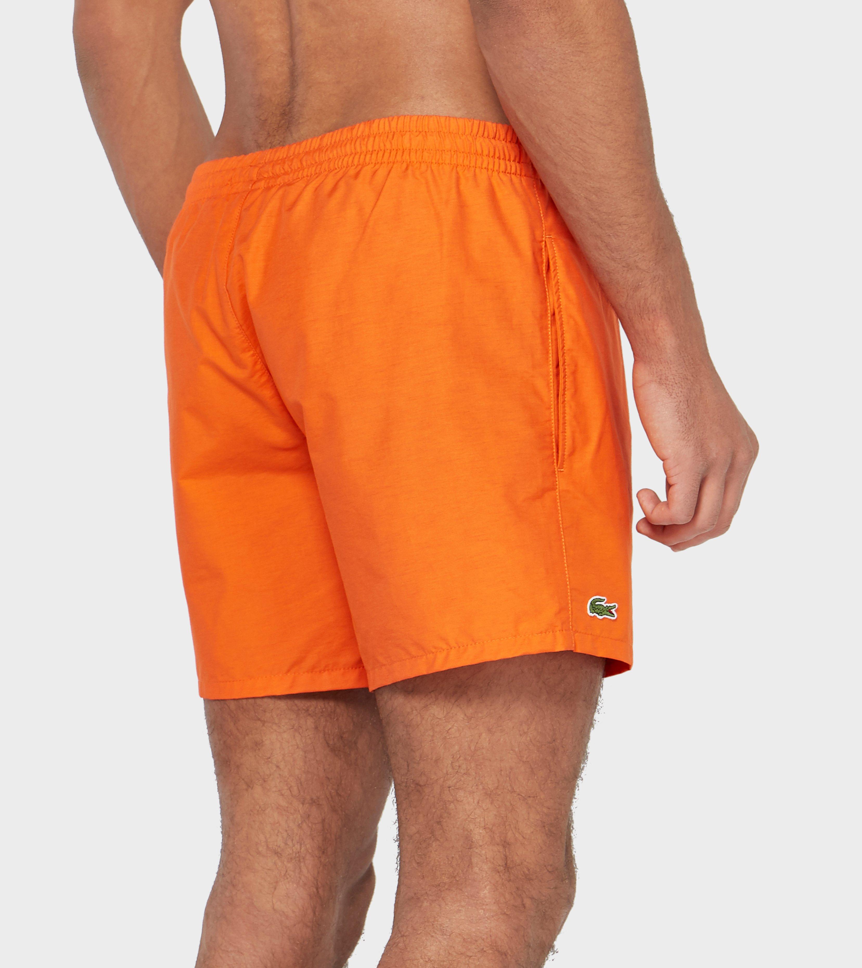Lacoste Swim Shorts in Orange for Men - Lyst