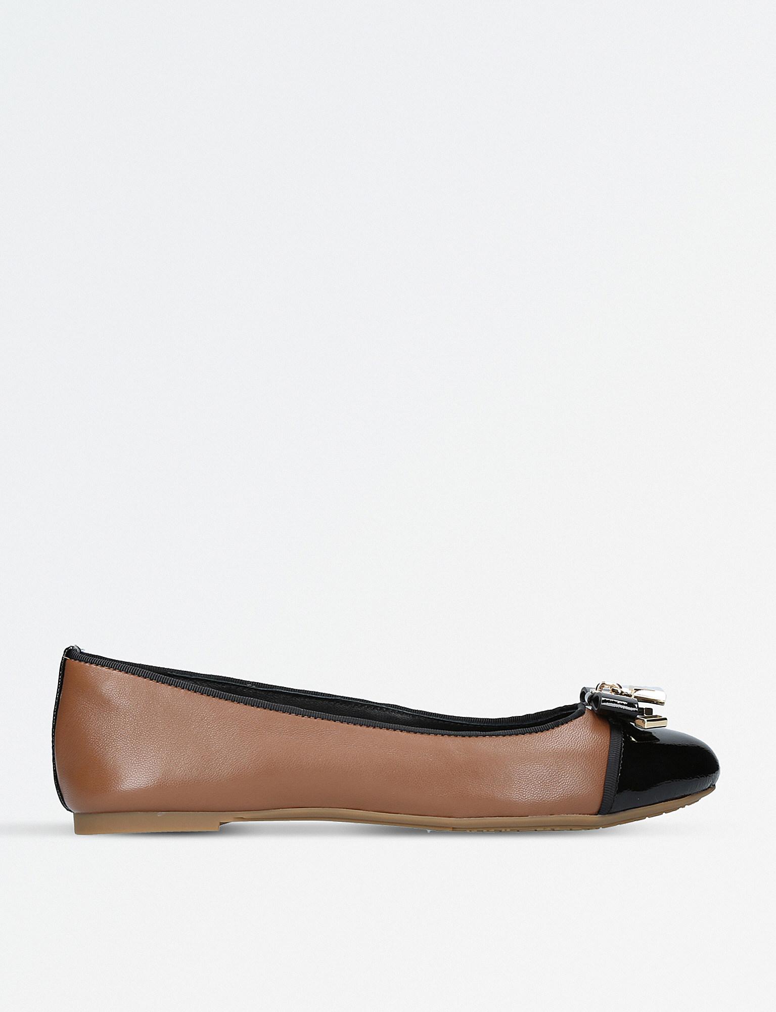 two tone ballet pumps