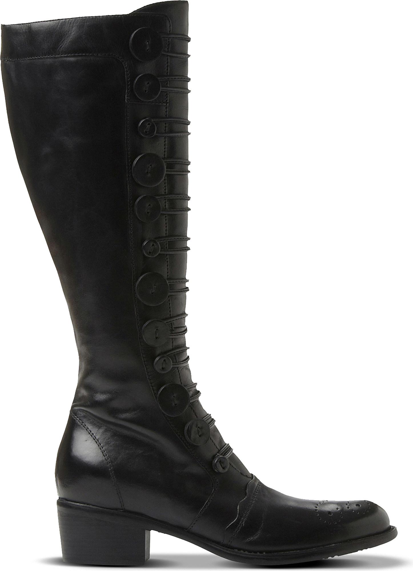 Lyst - Dune Pixie D Leather Knee-high Boots in Black