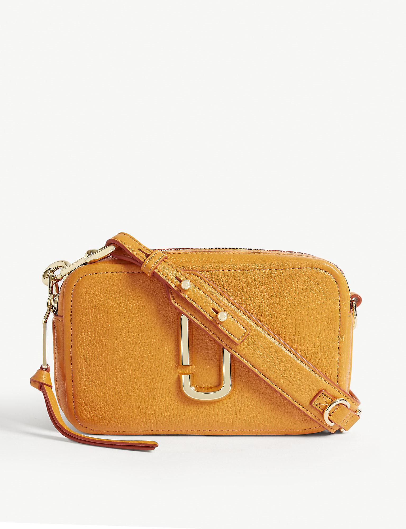 Marc Jacobs Softshot 21 Grained Leather Cross-body Bag - Lyst