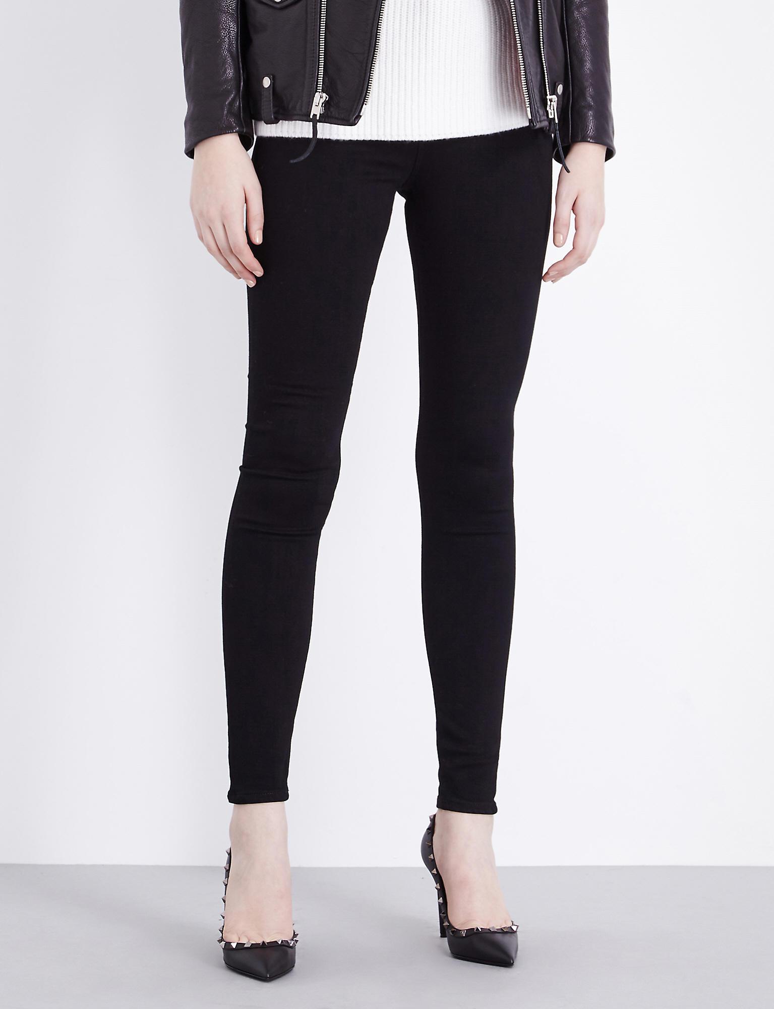 ag black skinny jeans