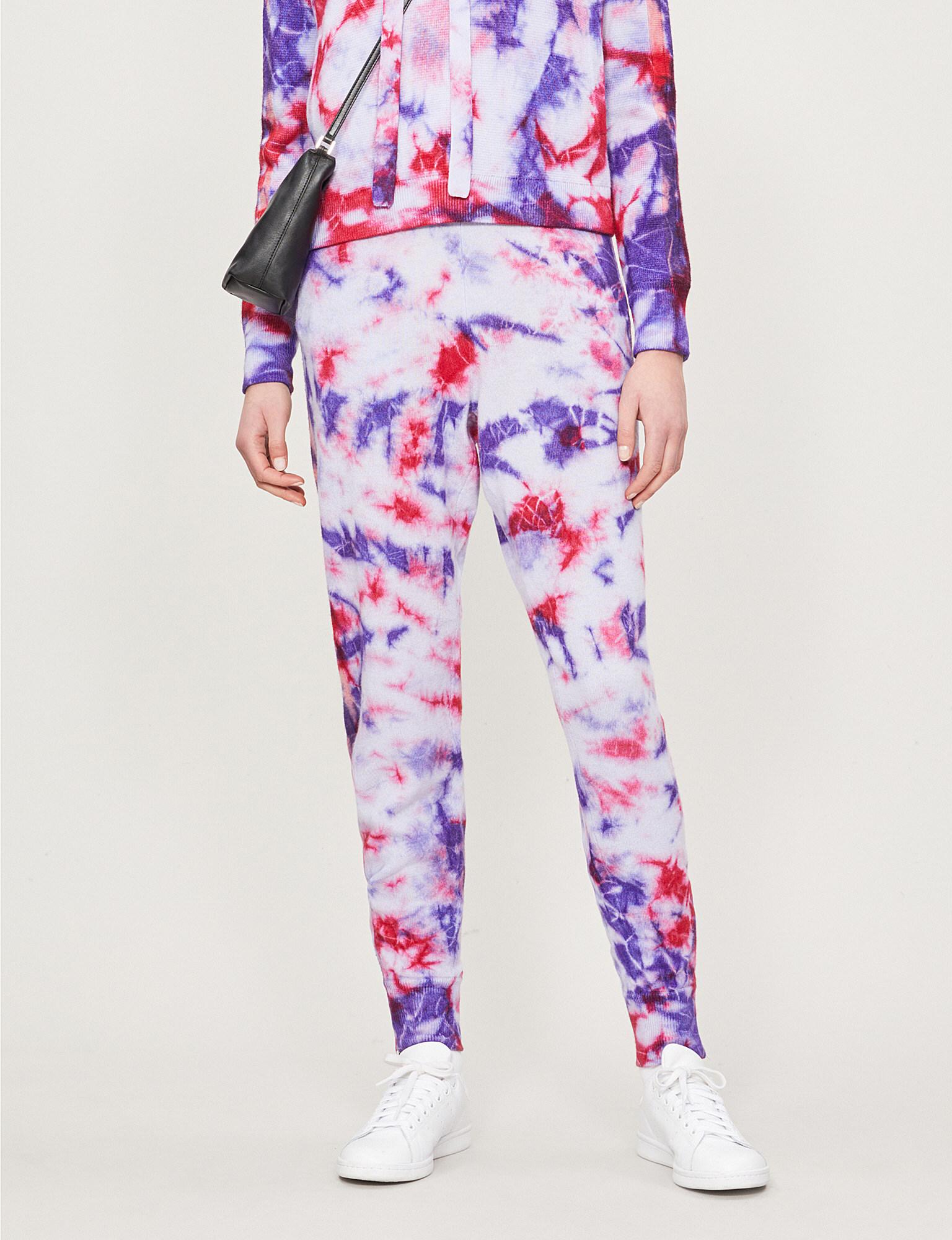 tie dye jogging bottoms