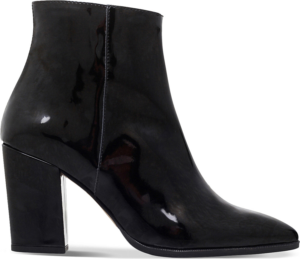 carvela black patent shoes