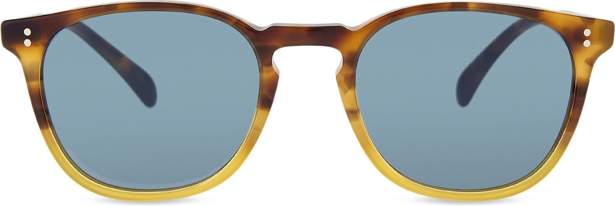 Lyst Oliver Peoples Ov5298su Finley Esq. Sun Roundframe Sunglasses