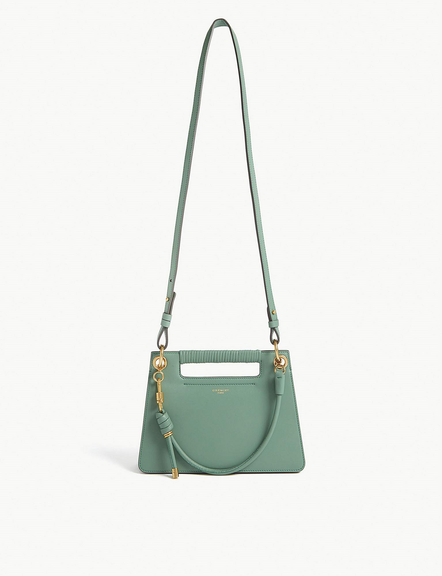 Lyst - Givenchy Whip Small Leather Cross-body Bag in Green