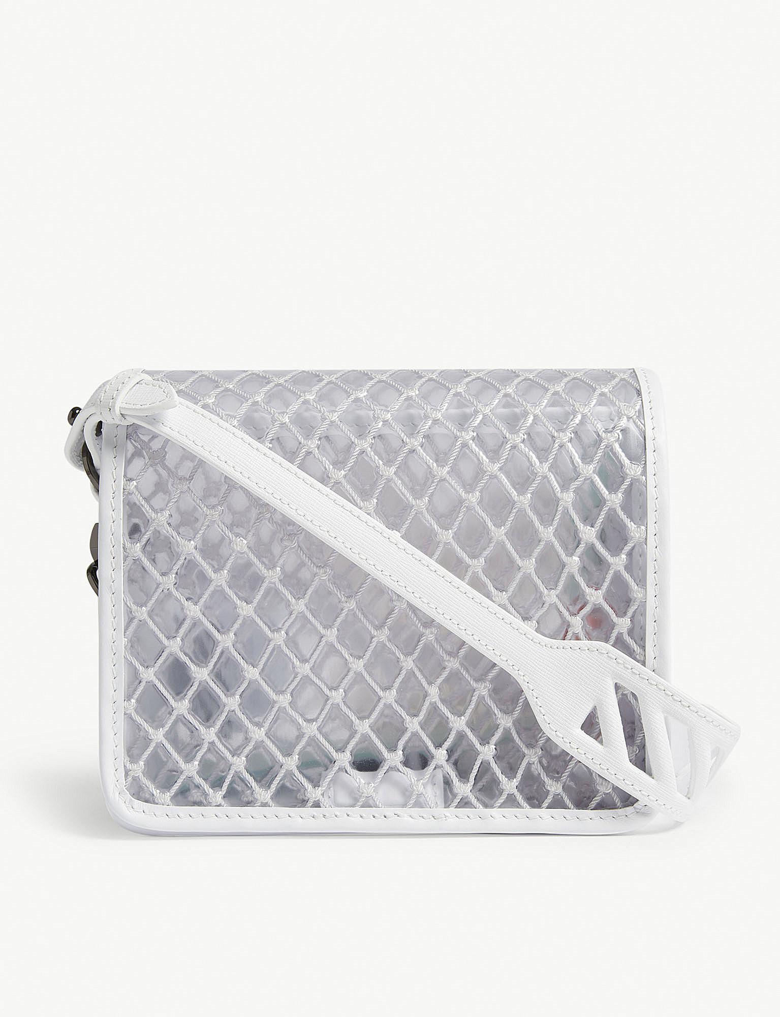 white cross body handbag