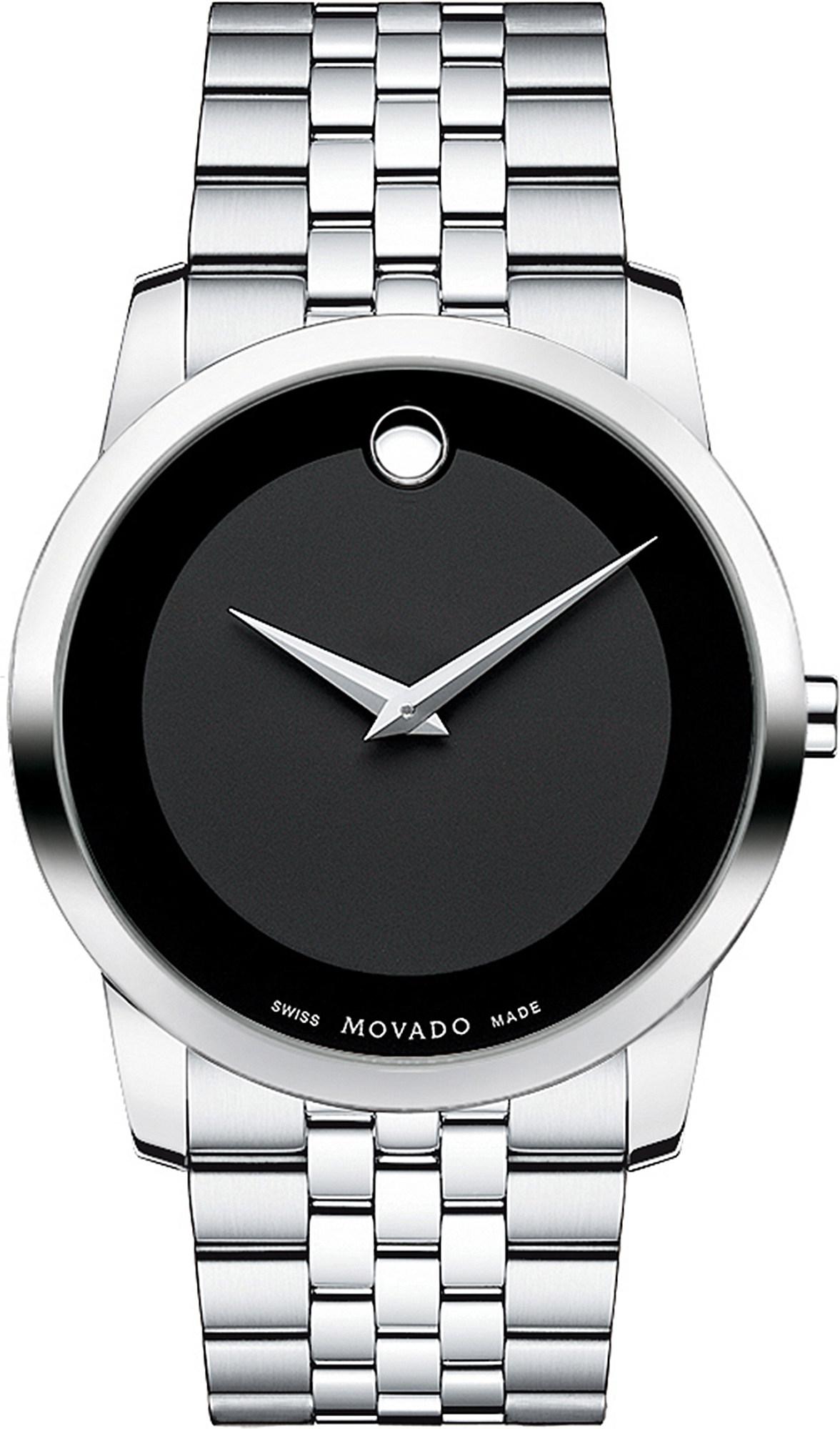 Movado 0606504 Museum Classic Stainless Steel Watch in Black | Lyst Movado Museum Classic Stainless Steel