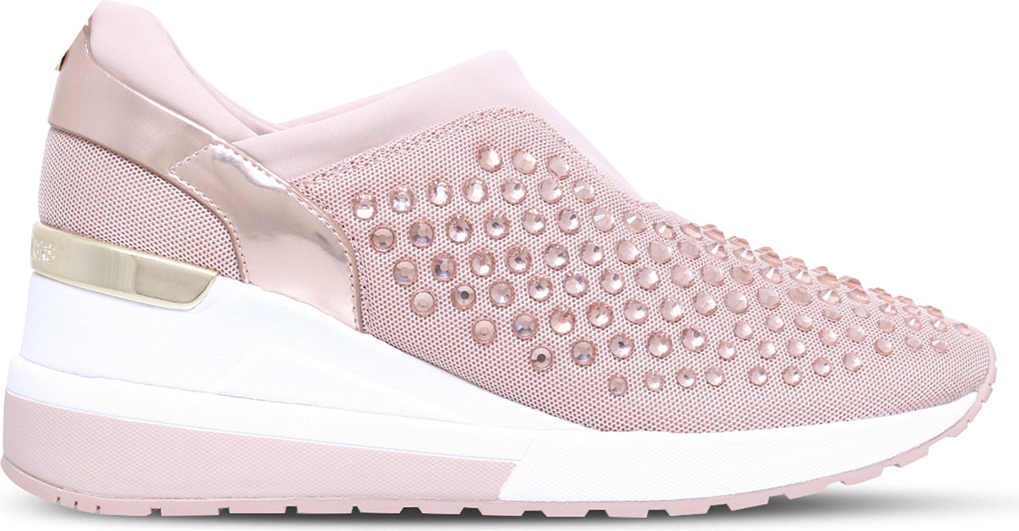 Discount Michael Michael Kors Pale Pink Maloy Textile And Patent Leather Trainers for Women Sale Discount Michael Michael Kors Pale Pink Maloy Textile And Patent Leather Trainers for Women Sale