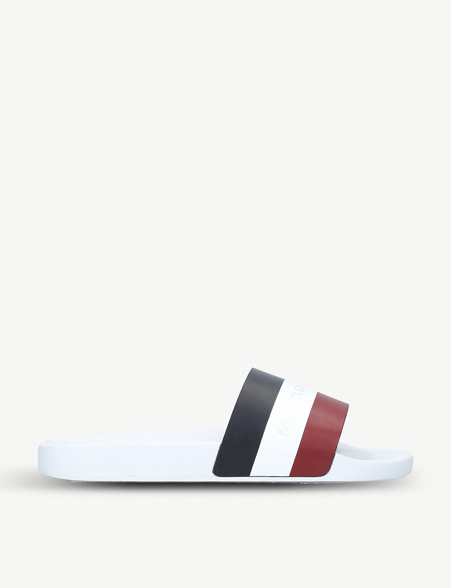 white moncler sliders white moncler sliders