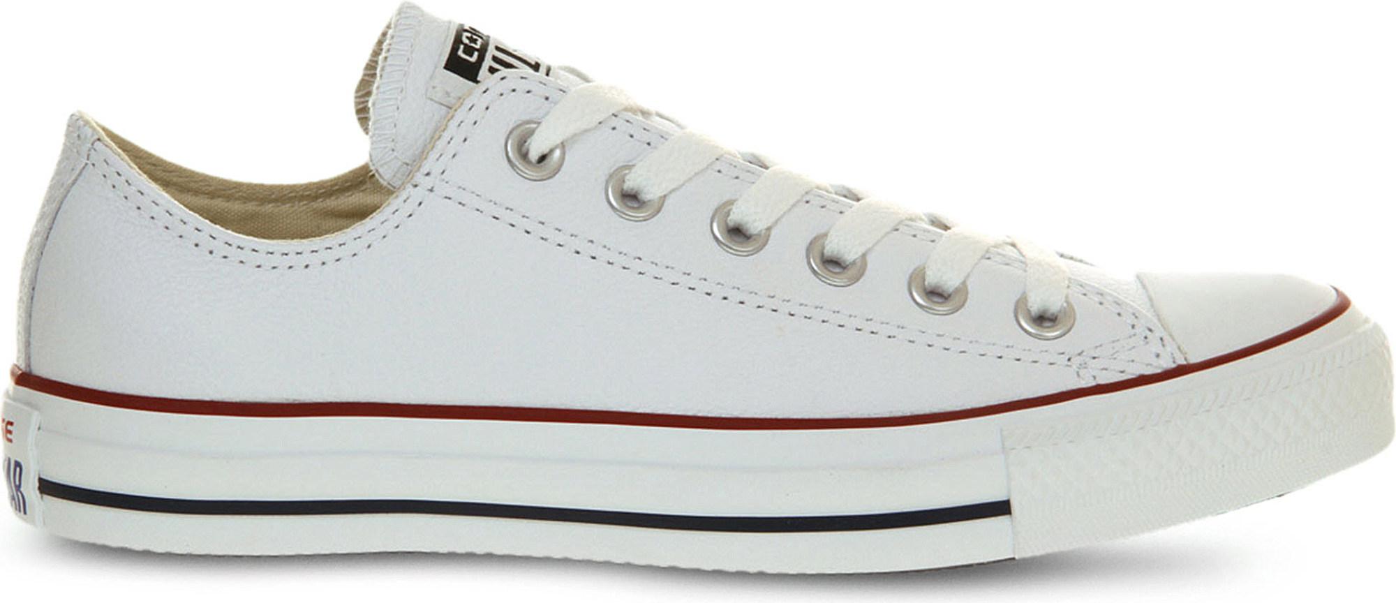 Lyst - Converse All Star Low-top Leather Trainers in White for Men - Save 3.07692307692308%