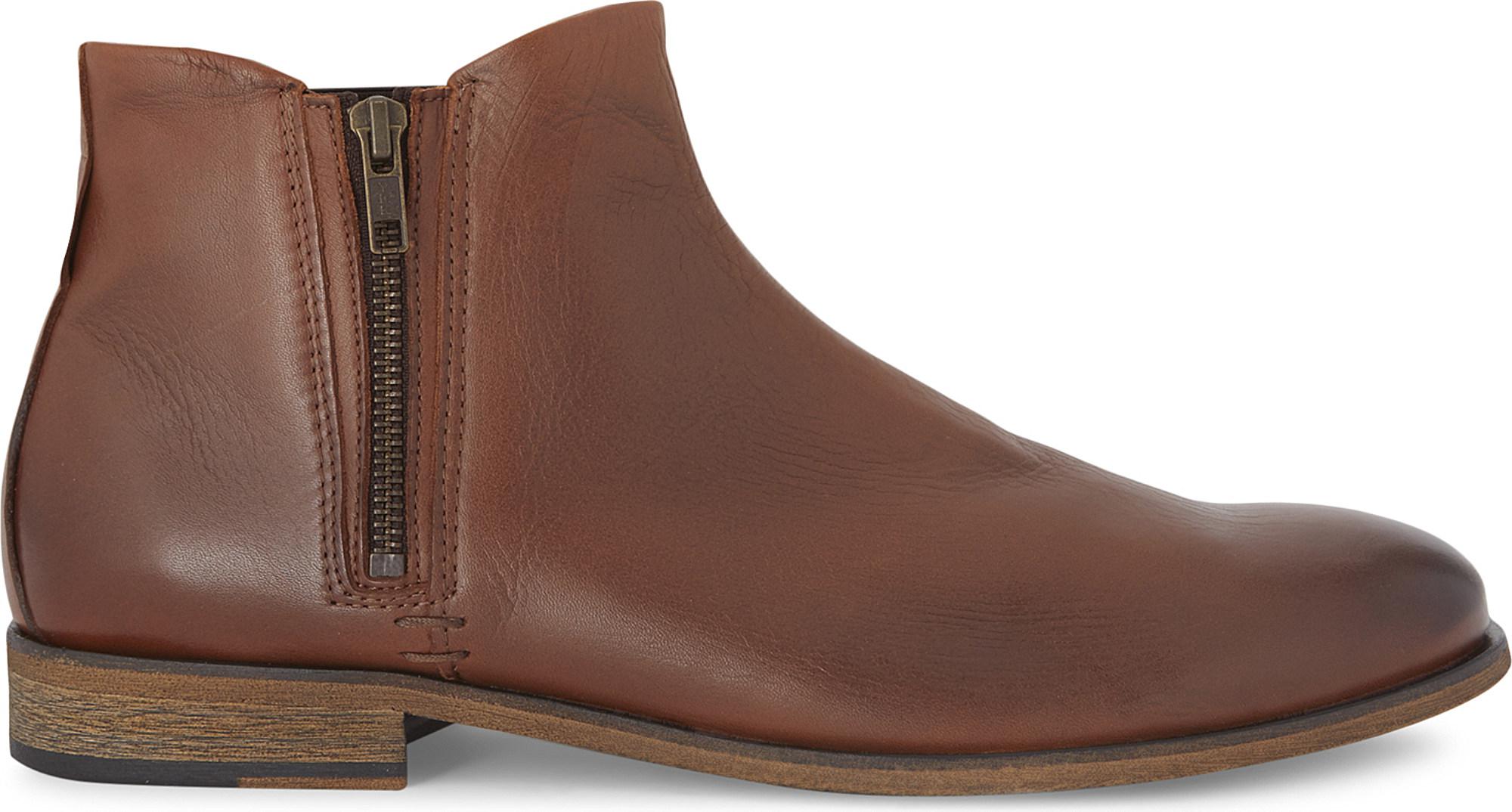 Lyst Aldo Frake Leather Chelsea Boots in Brown for Men