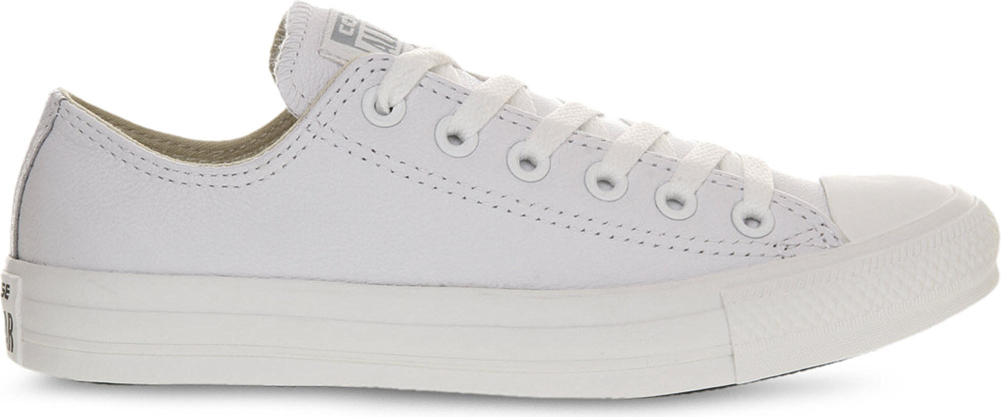 Lyst - Converse All Star Low-top Leather Trainers in White for Men