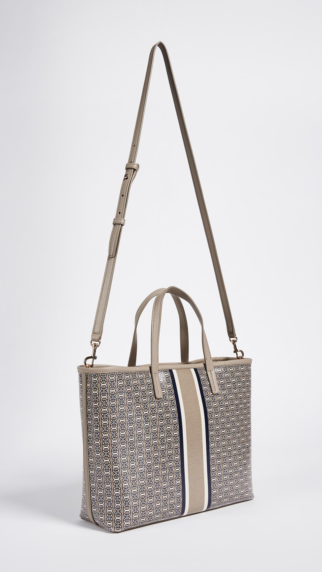 tory burch gemini tote french grey