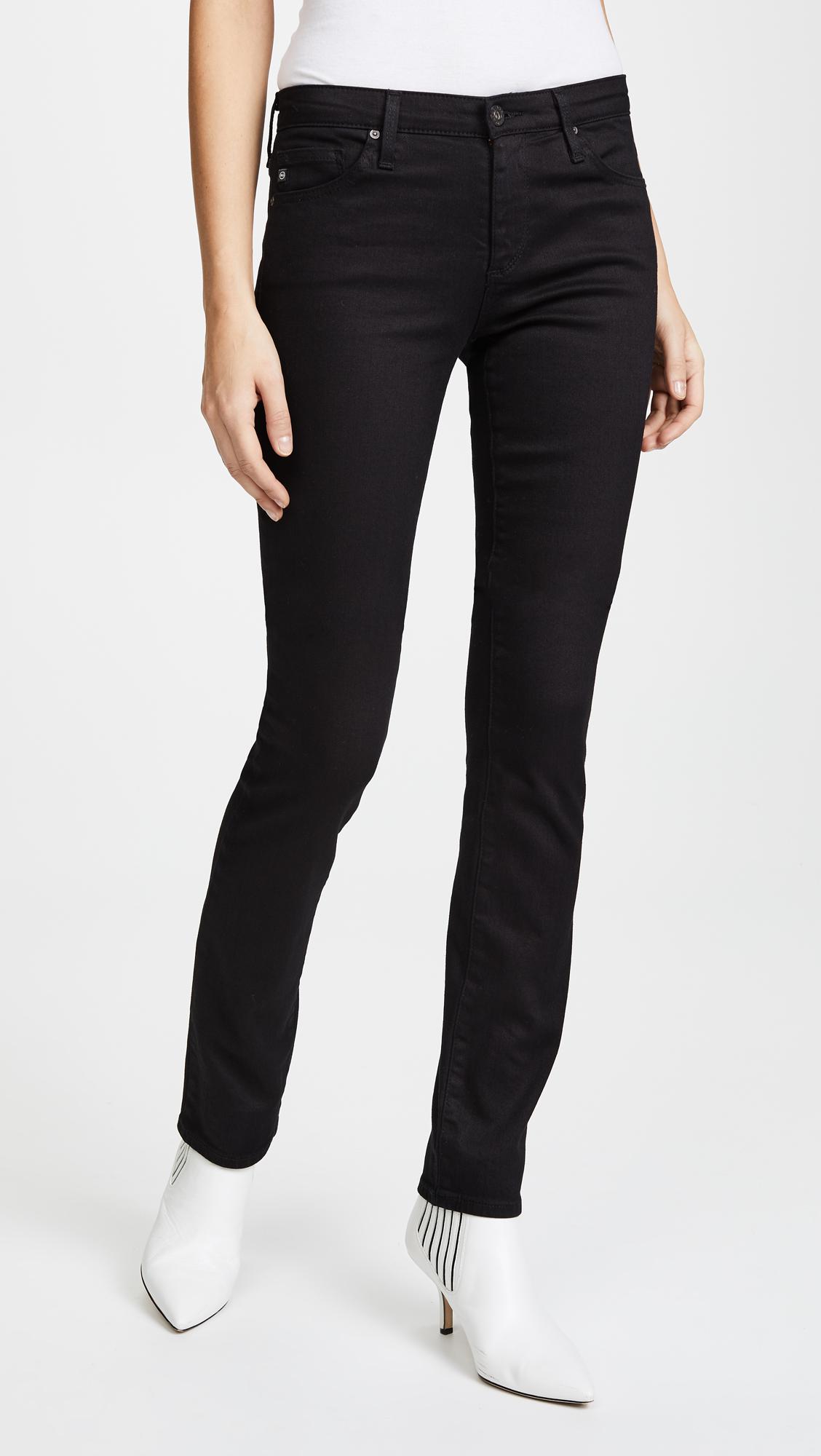 Lyst - Ag Jeans Harper Straight Jean in Black - Save 7%