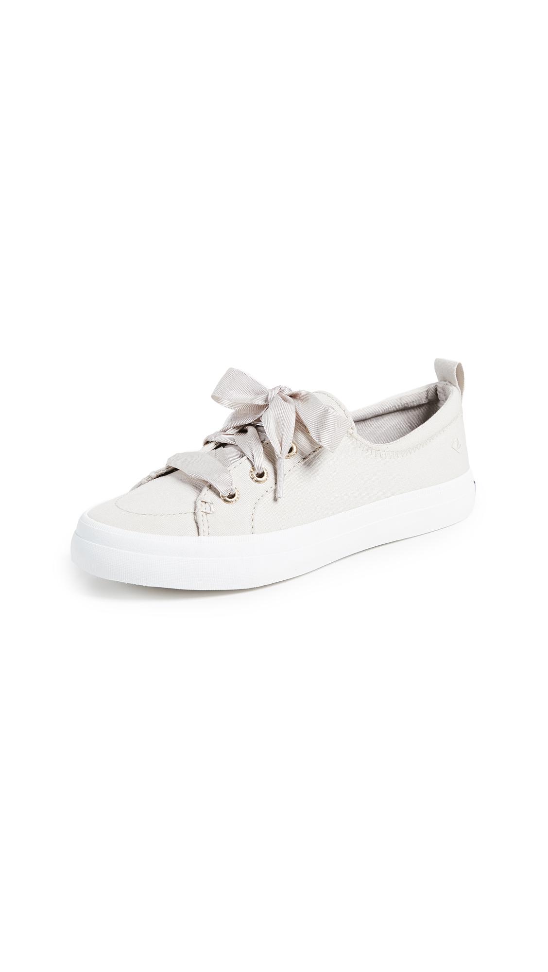sperry crest vibe satin lace white
