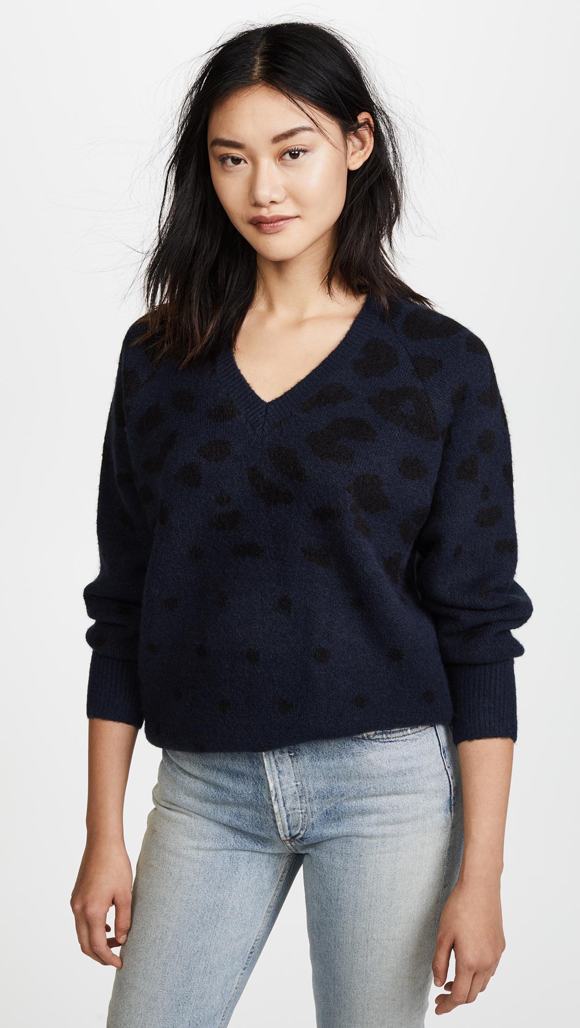 lyst line melodie sweater in blue lyst line melodie sweater in blue
