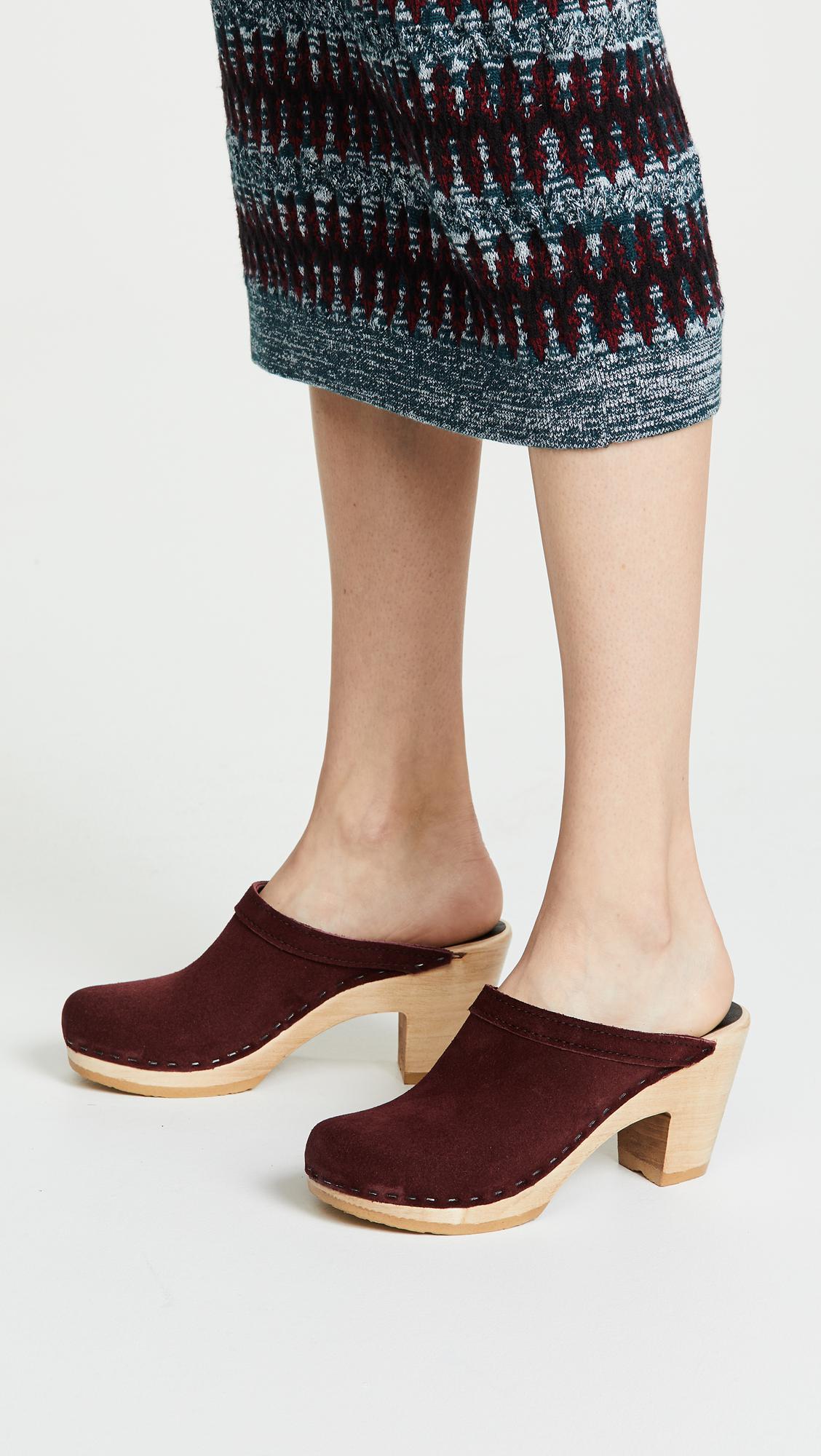 stiletto clogs