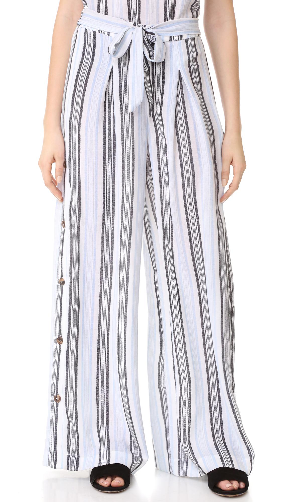 Re:named High Waist Pants in Blue | Lyst