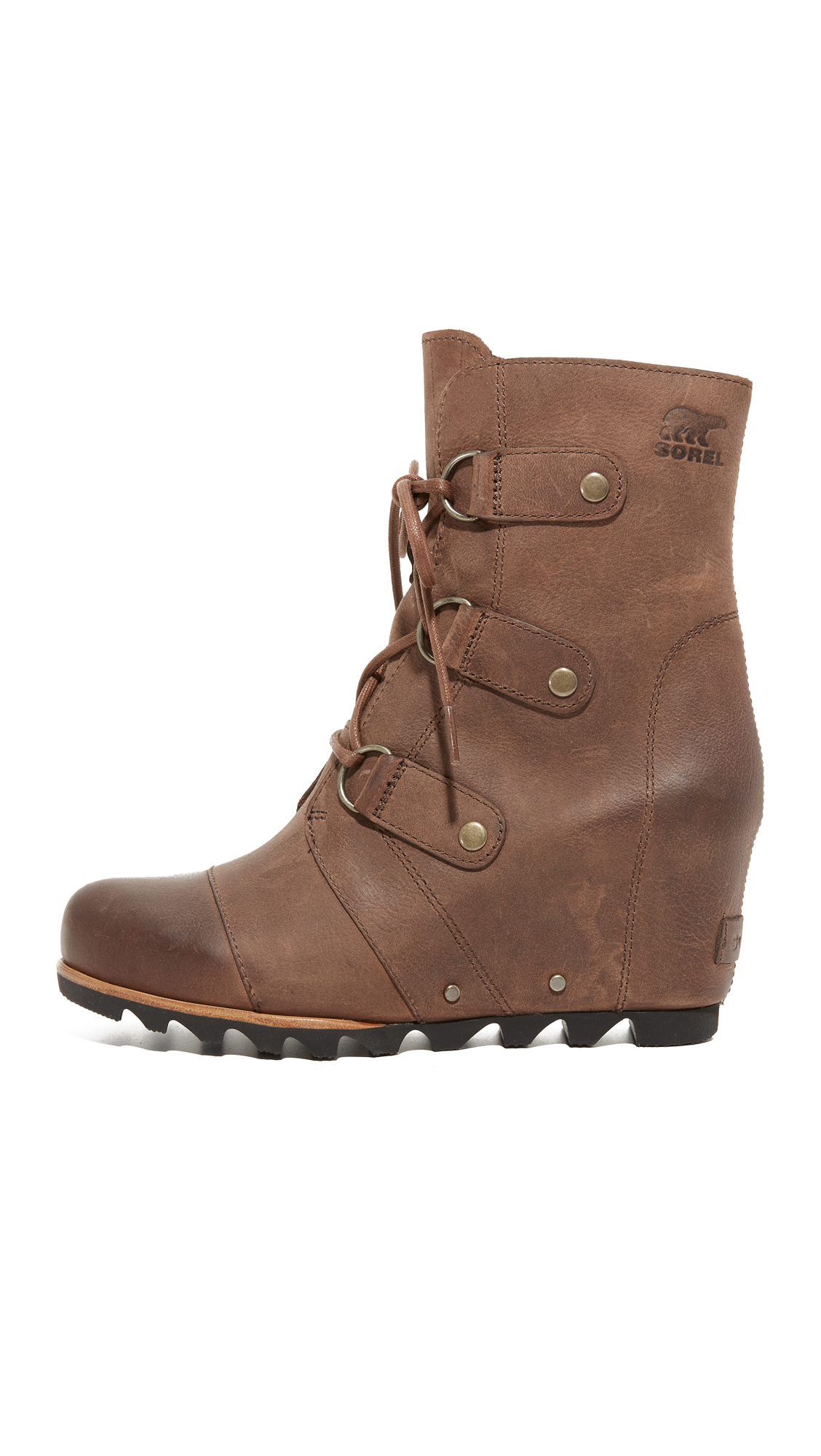 sorel joan of arctic wedge studded