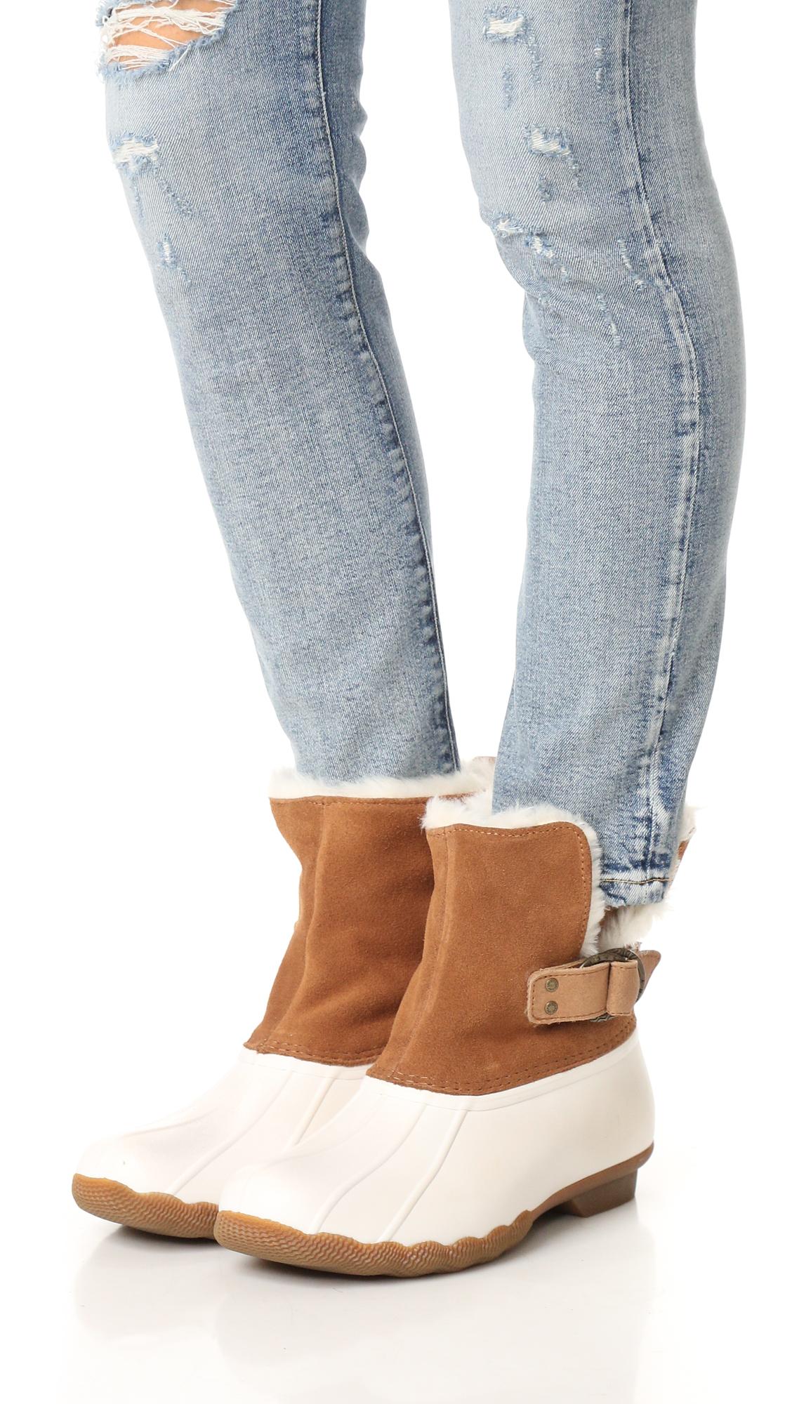 sperry booties womens
