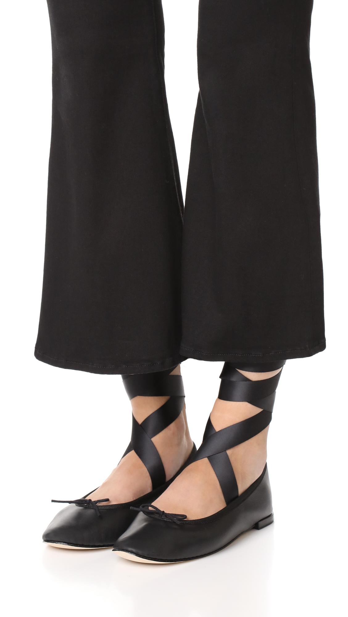 repetto pointed toe flats