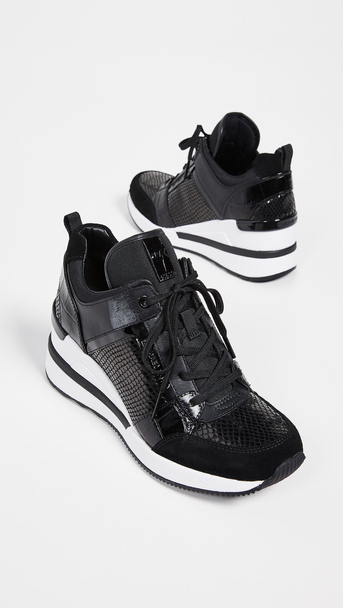Michael kors georgie trainer black deals