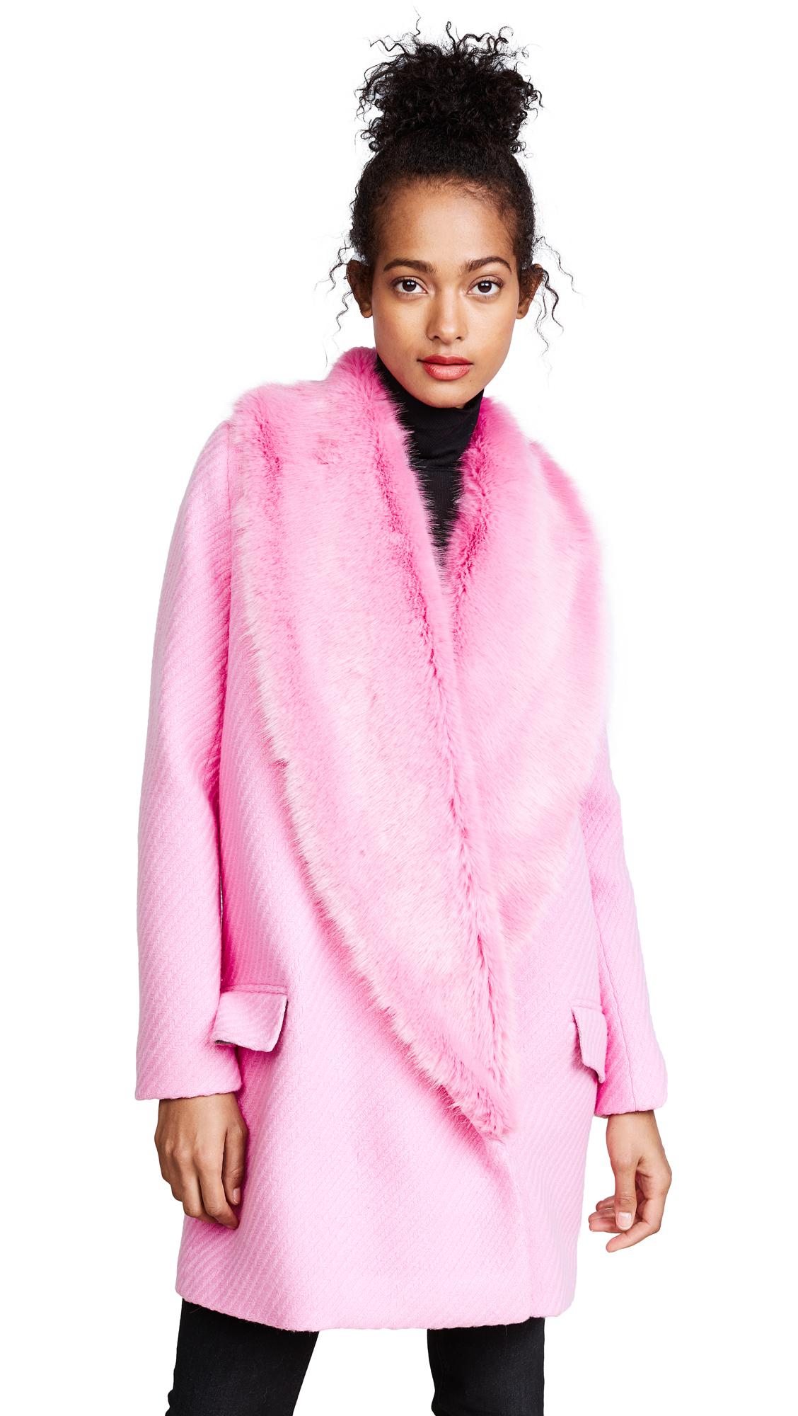 Lyst - Shrimps Rory Coat in Pink
