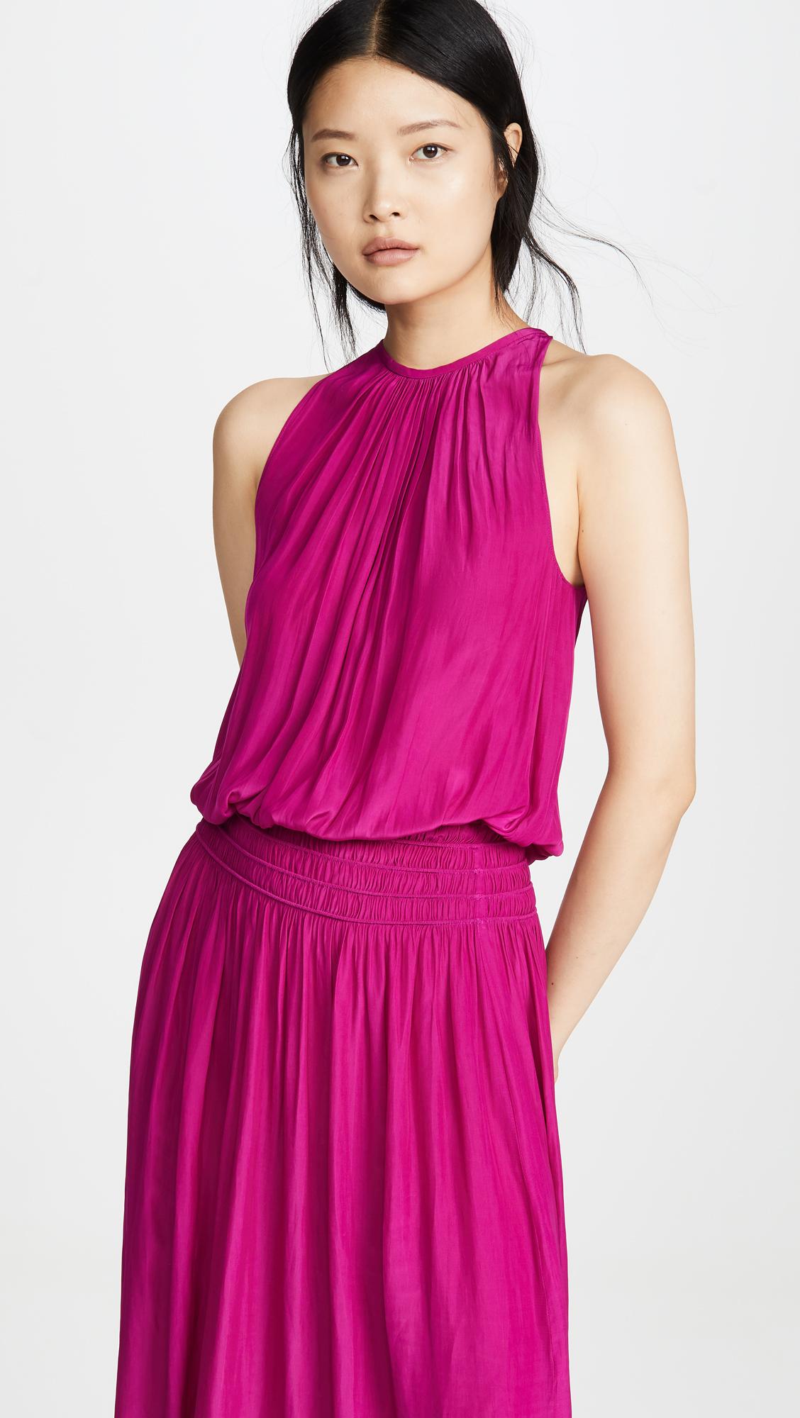 Ramy Brook Synthetic Audrey Dress in Deep Fuchsia (Pink) - Lyst