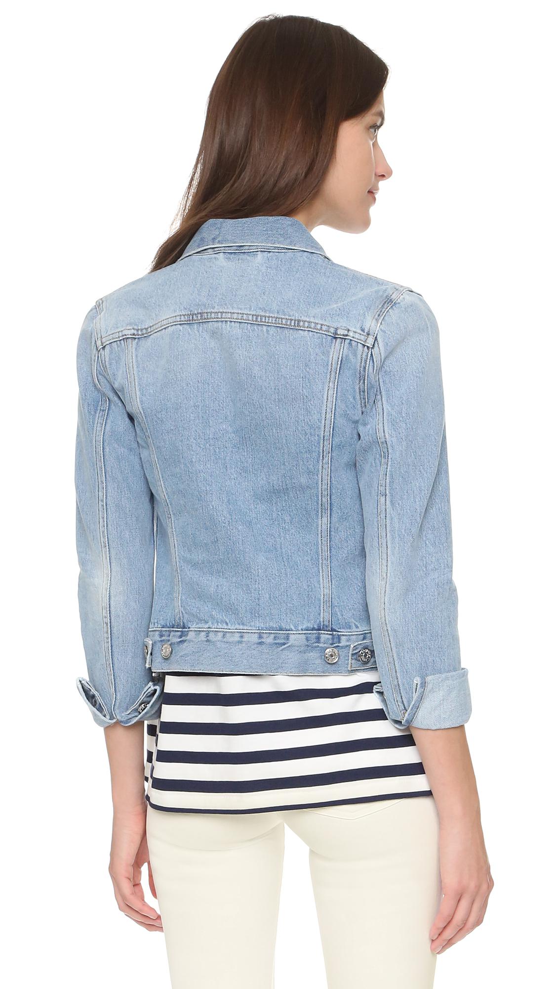 Acne Studios Top Denim Jacket in Blue - Lyst