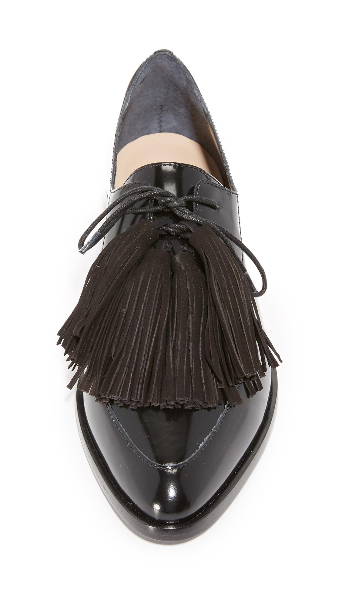 Lyst - Loeffler Randall Jasper Black Leather Oxford - Save 50. ...