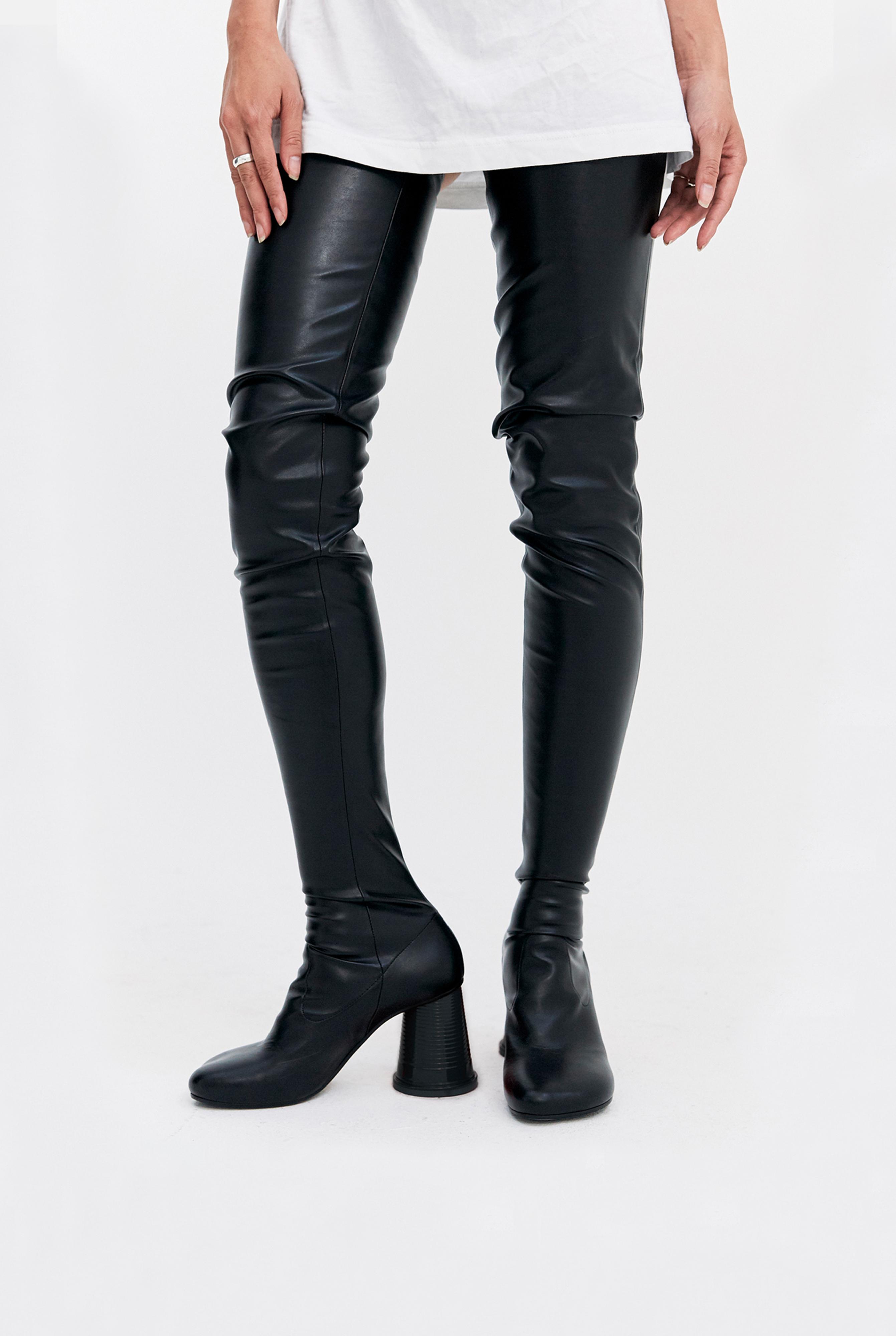 margiela thigh high boots