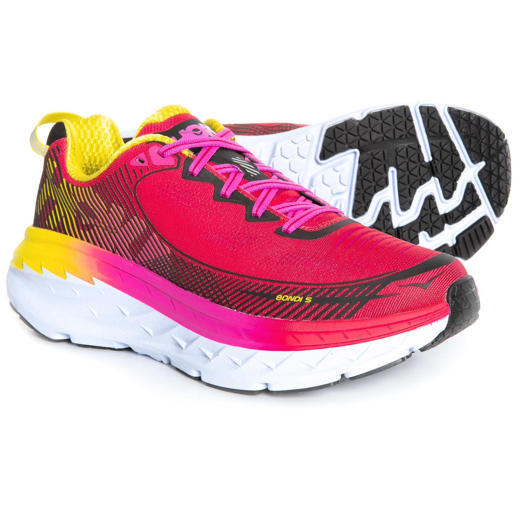 Lyst - Hoka One One Bondi 5 Running Shoes (for Women) in Pink - Save 53 ...