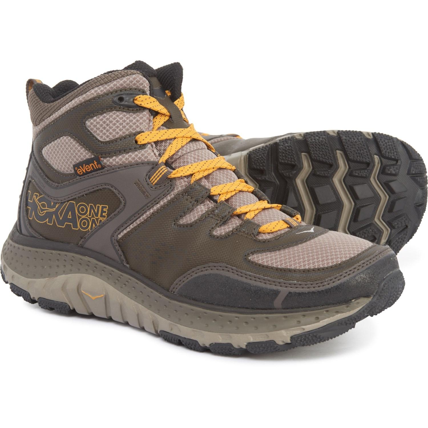 Hoka One One Tor Tech Mid Hiking Boots in Gray for Men - Lyst