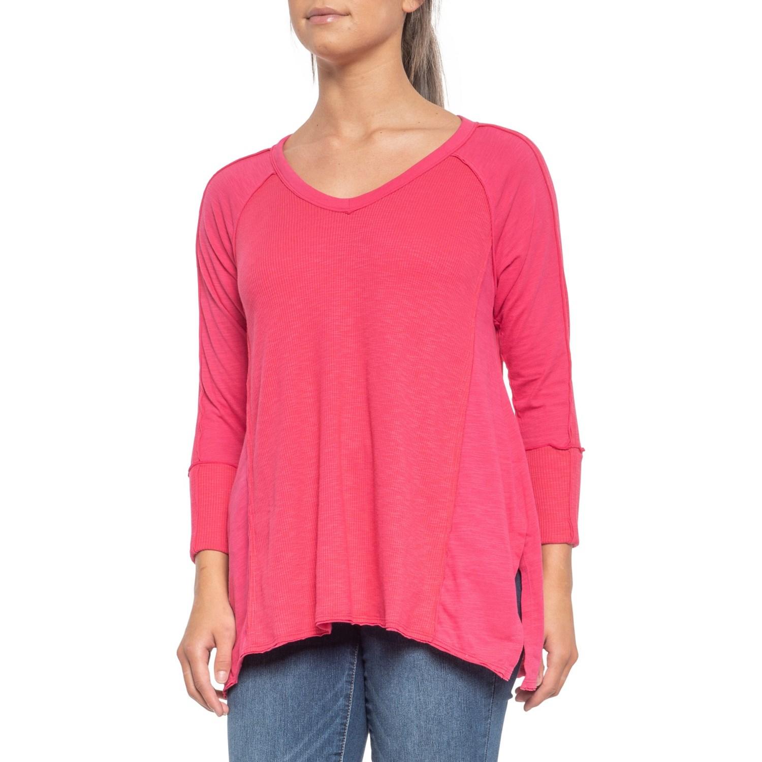 Neon Buddha Cotton Destination Tunic Shirt in Pink - Lyst