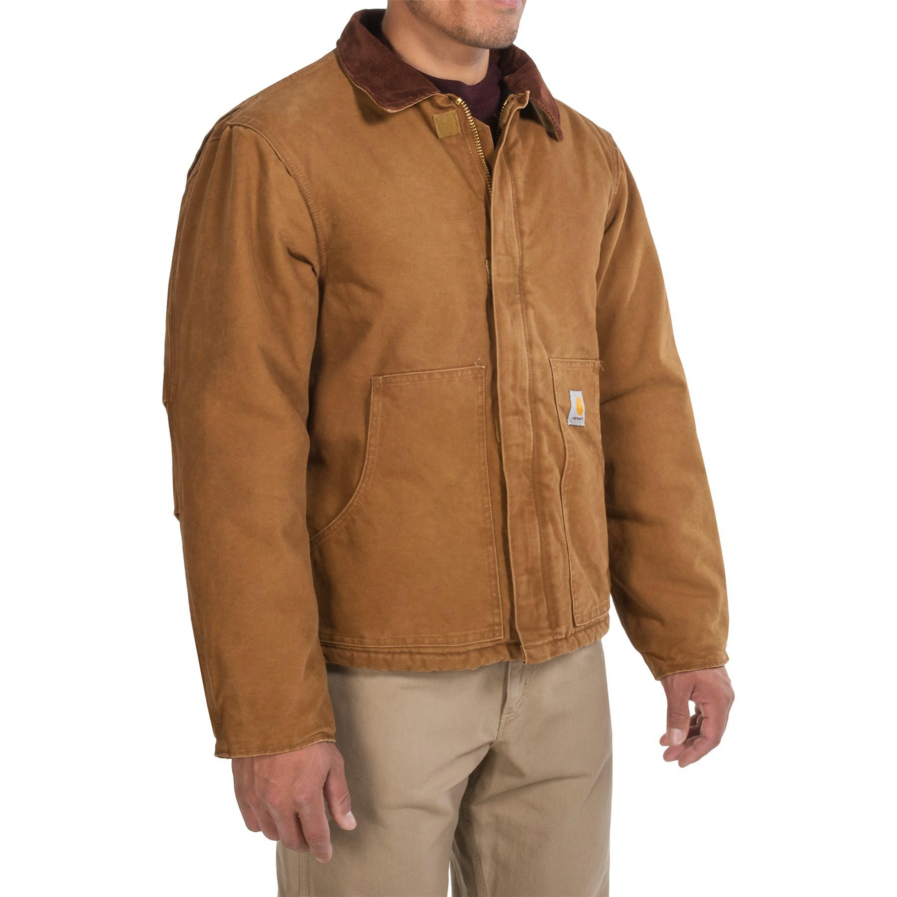 Lyst - Carhartt Sandstone Traditional Arctic Jacket in Brown for Men