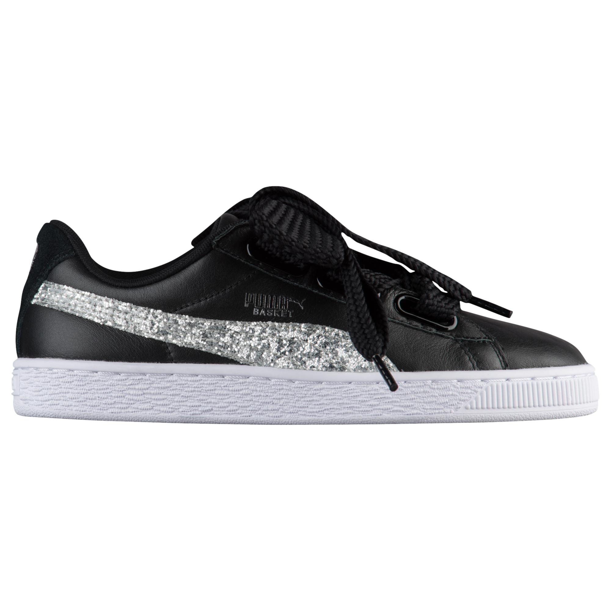 basket puma heart glitter basket puma heart glitter